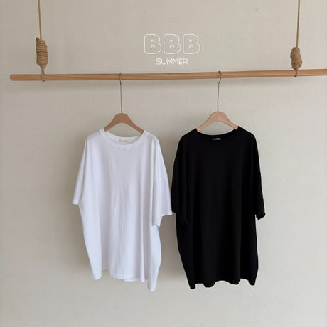 bellabambina/1. adult basic plain T-shirt ADULT