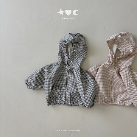 lalaland/80. b gobang hood jumper 6M-18M