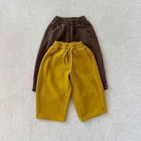 fromi/9. Curved Fleece Pants S-XL
