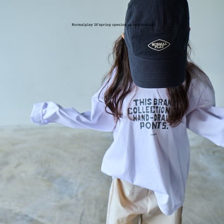 normalplay/30. font single T-shirt 12M-XL