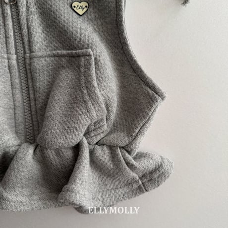 ellymolly/93. flare hood vest 5-11