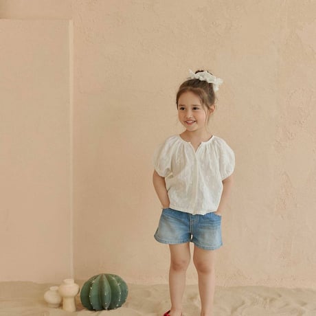 melikey/137. shirring blouse JS-JM