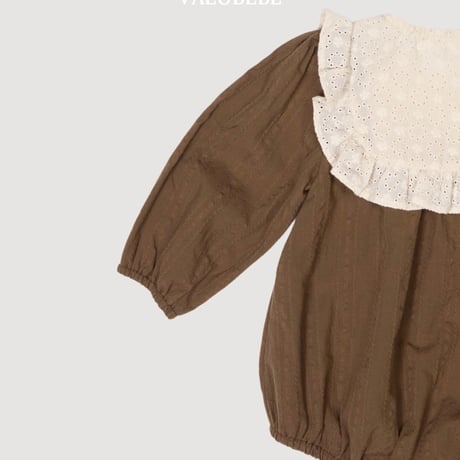 valubebe/63. brew fril romper 6M-18M