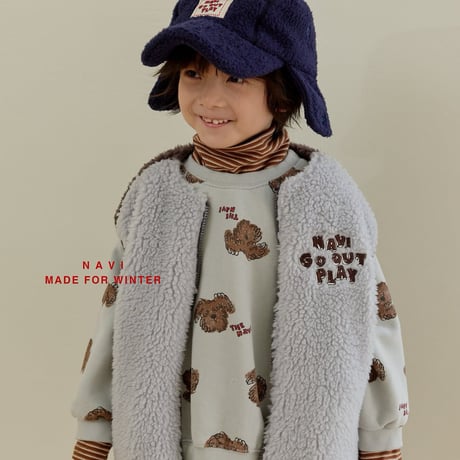 navi/26. pooch man-to-man 2XL-JL