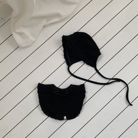 bebeholic/49. fril bonnet set FREE