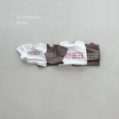 blackbean/25. lunch bebe T-shirt S-M