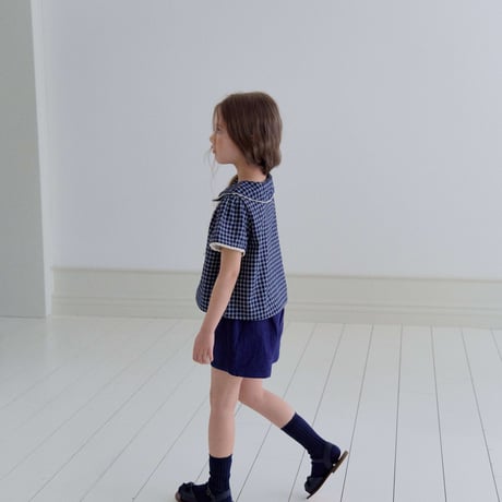 bellot/29. loe check blouse S-XL