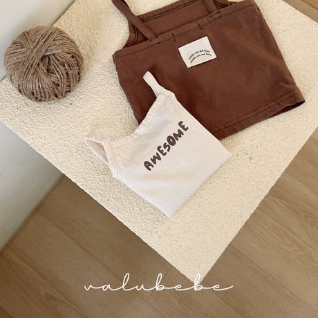 valubebe/42. awesome lettering T-shirt 6M-S