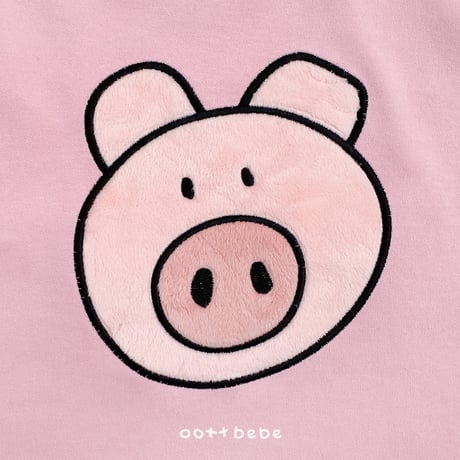 oottbebe/63. lucky friends vest XS(1-2Y)-XL(6-7Y)