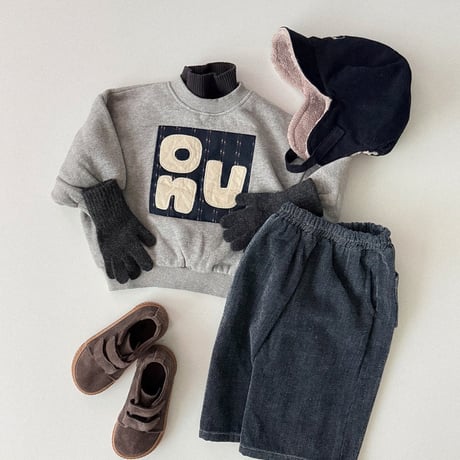 onu/22. onu patch man-to-man BABY(12M)-XL(6-7Y)