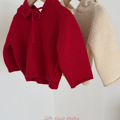 aosta/10. [Knit Cookie Hoodie] S(1-2Y)-L(3-5Y)