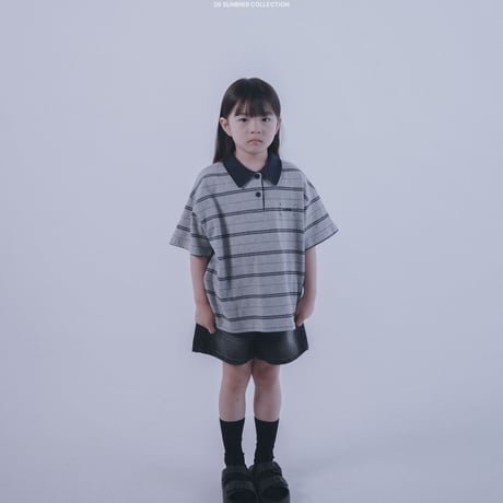 lilybooth/27. matin collar T-shirt S-XL