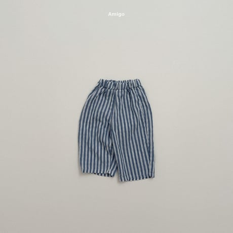 amigo/29. lapping stripe pants XS-XL