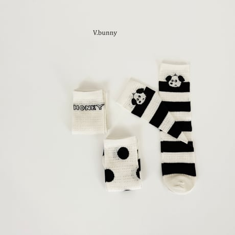 vbunny/40. honey dot socks set FREE