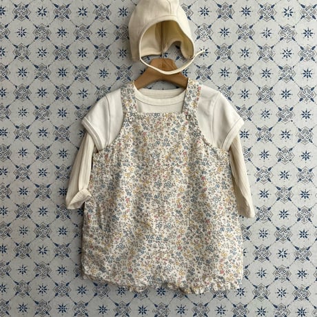 gou/143. B-pattern overalls  2(6-12M)-3(12-18M)