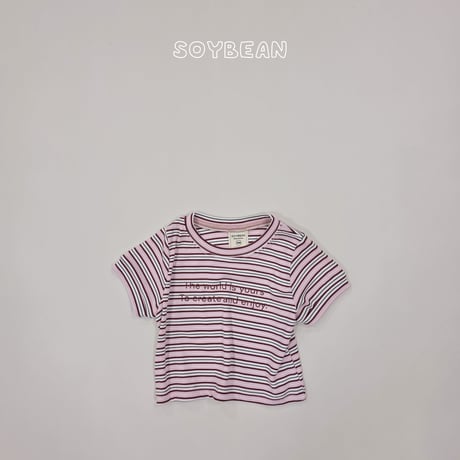 soybean/132. plan ) slim dangara half t T-shirt XS-XL