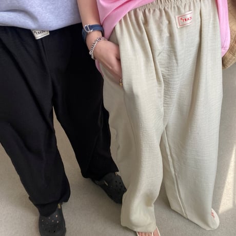 mikki/19. knee anna linen pants ADULT