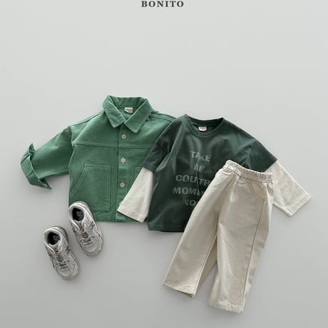 bonito/91. half t rayerd T-shirt JS-JM