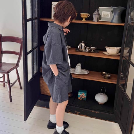 fromi/94. over denim shirt JS-JL