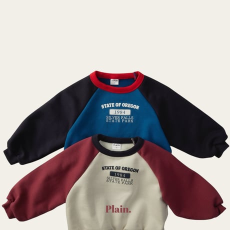 plain/23. 1984 raglan man-to-man XS-XL