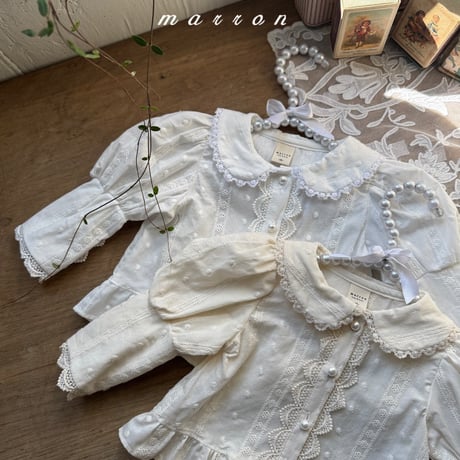 marron/48. frost blouse XS-L