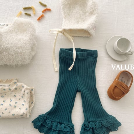 valubebe/36. fril lace boots cut 6M-S
