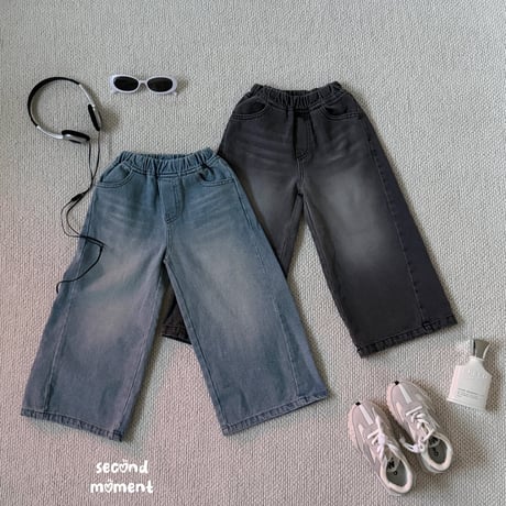 secondmoment/1. spring denim pants S-XL