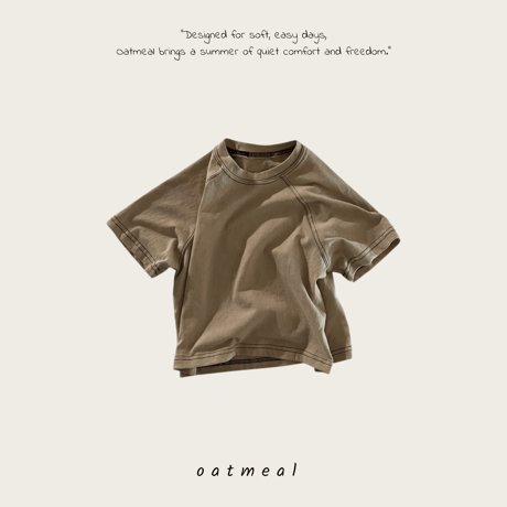 oatmeal/17. amble raglan  XS-XL