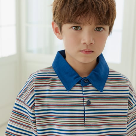 erinj/24. ST two color collar T-shirt JS-JXL