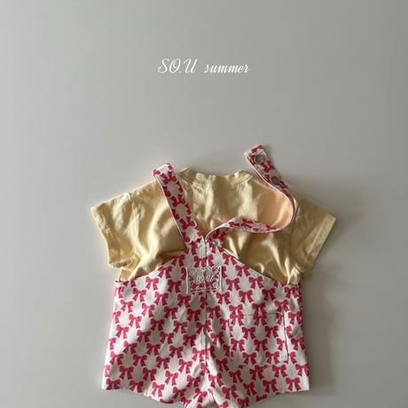 sou/2. ribbon overalls suit 12M-M