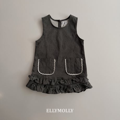 ellymolly/153. little pocket fril one-piece 5-11