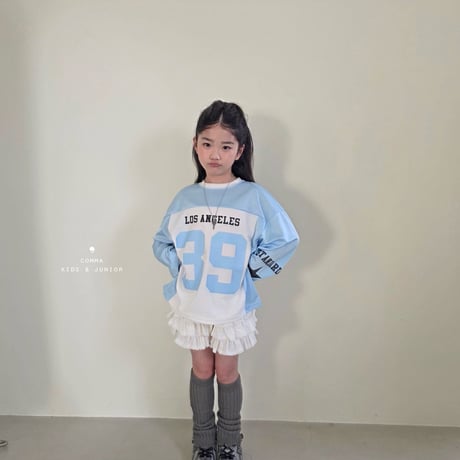comma/46. star number T-shirt 110-130