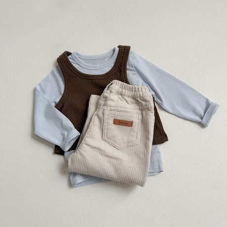 atomeme/41. Crepe Corduroy Pants S-XL