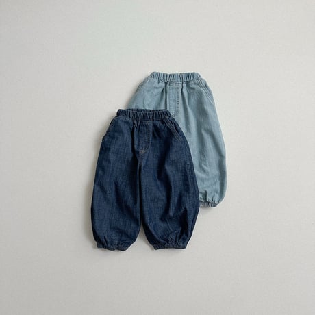 minirobe/22.  Slub denim jogger pants  S-XL