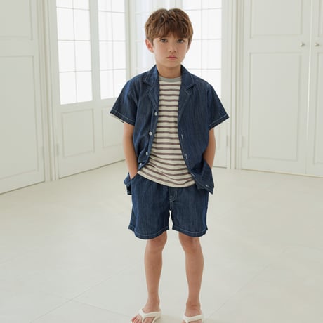 erinj/58. denim half pants S-XL