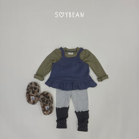 soybean/19. plan ) fril rayerd sleeveless XS-XL