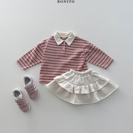 bonito/53. tommy st collar T-shirt 12M-XL