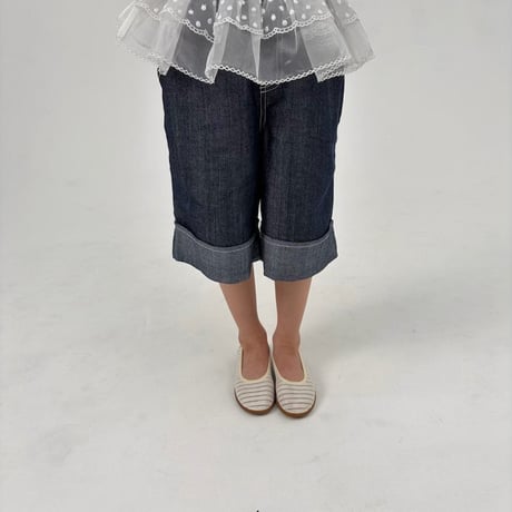 saintdoll/99. non fade rollup pants S-XL
