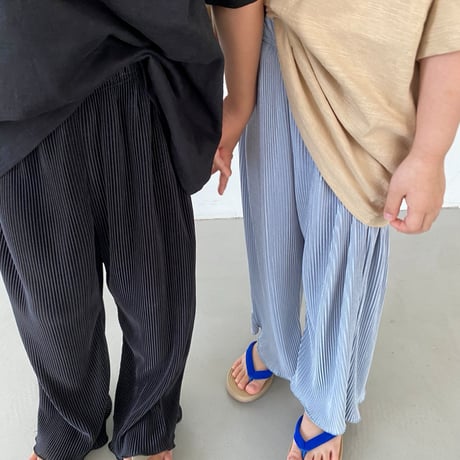 mikki/61. plitch straight pants ADULT