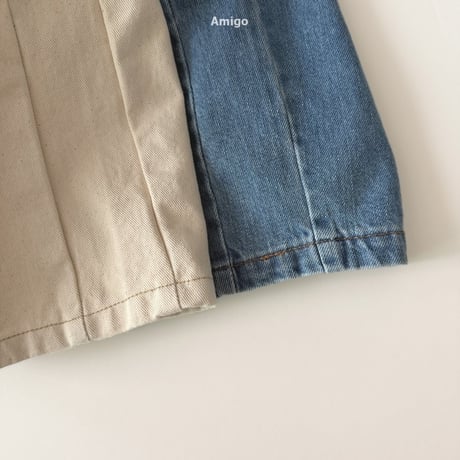 amigo/22. wide denim pants XS-XL