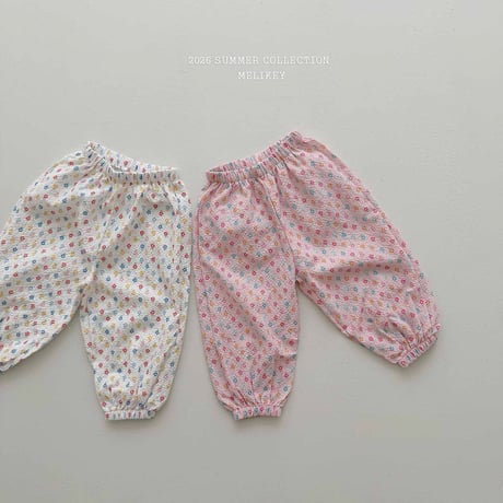 melikey/130. jelly flower P jogger XS-XL