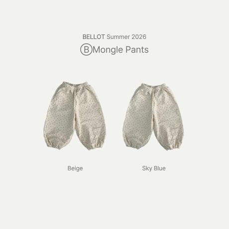 bellot/43. mongle pants S-L