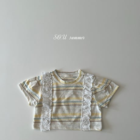 sou/11. popcorn lace puff T-shirt 12M-M