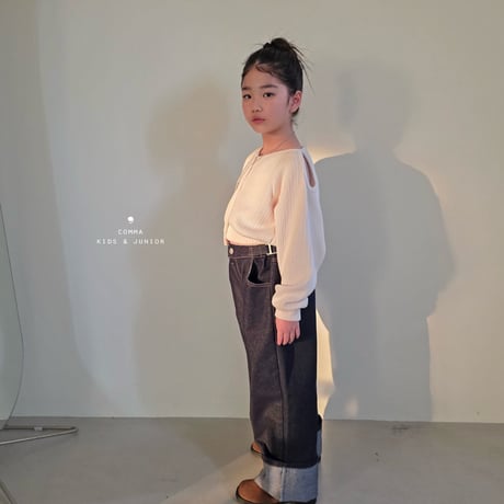 comma/90. open cardigan 160-170