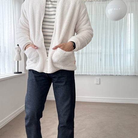 hereiam/55. kinder fleece jacket MOM-DAD
