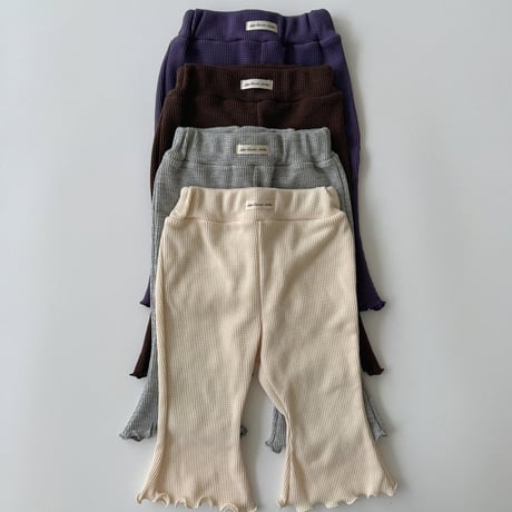 aosta/50. [Jelly Waffle Pants] S-2XL