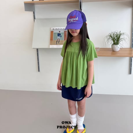 owa/16. shirring T-shirt JS