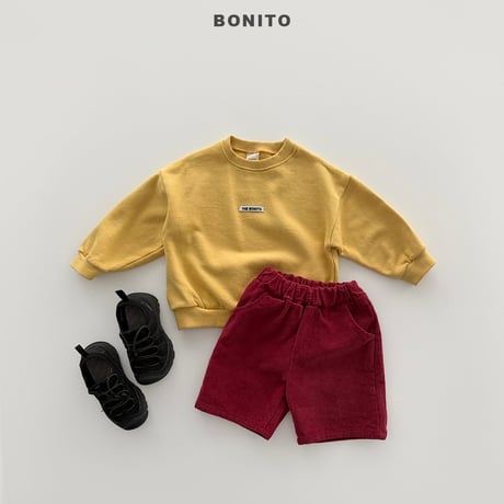 bonito/10. plan ) creyon man-to-man 12M-XL