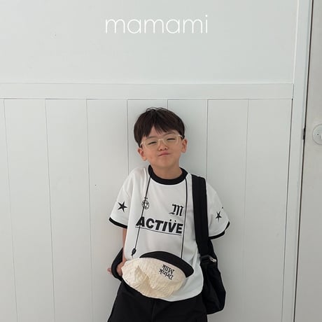 mamami/57. active star T-shirt XS-XL