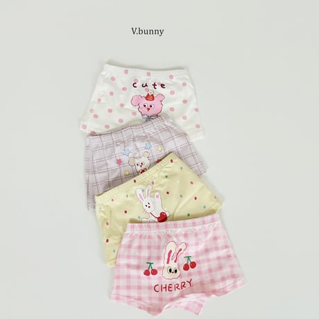 vbunny/21. check cherry pants S-3XL